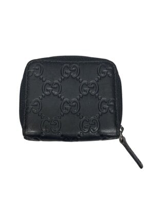 GUCCI(グッチ) / GGキャンバス/コインケース/キャンバス/BLK/総柄