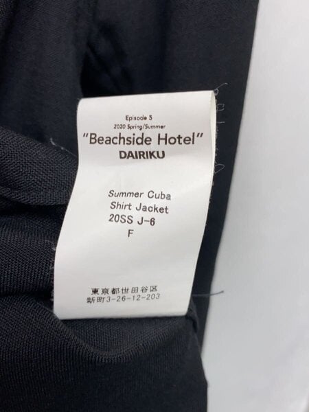 DAIRIKU(ダイリク) / 20SS/Summer Cuba Shirt Jacketサマーキューバ 