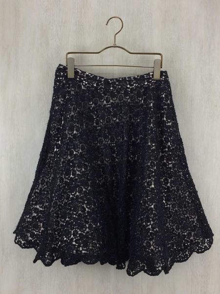 Alice+Olivia 花柄 刺繍 レース スカート ブラック アリスオリビア Alice+Olivia 花柄 刺繍 レース スカート ブラック アリスオリビア