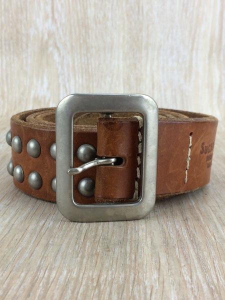 SUGAR CANE(シュガーケイン) / ベルト/レザー/ブラウン/茶/革/スタッズ