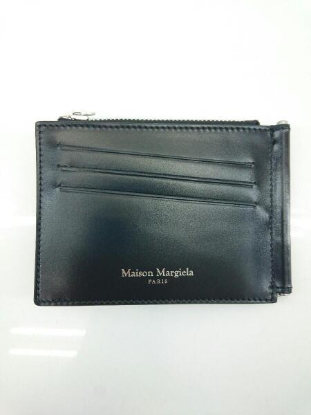 中古 正規品 Maison Margiela レザー 二つ折り財布 ブラック Maison Margiela(メゾンマルジェラ) / 2つ折り財布/レザー/ブラック