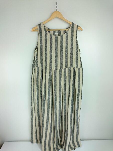 ICHI Antiquites リネン ストライプ ノースリーブワンピース 【公式通販】