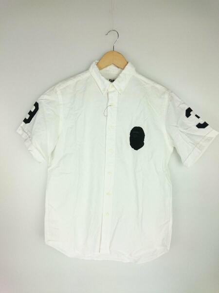 A BATHING APE(アベイシングエイプ) / 半袖シャツ/M/コットン/ホワイト 