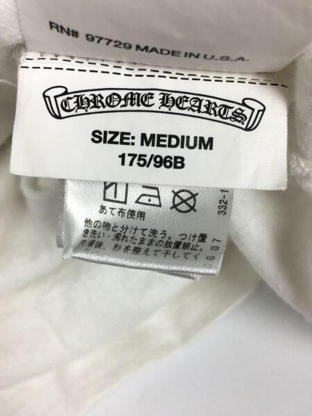 CHROME HEARTS(クロムハーツ) / 長袖Tシャツ/M/コットン/ホワイト/USA 