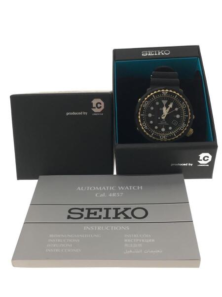 SEIKO(セイコー) / ソーラー腕時計/アナログ/ラバー/BLK/BLK/SS 