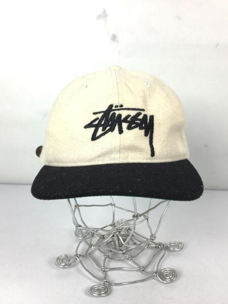 STUSSY(ステューシー) / キャップ/--/ウール/ホワイト/メンズ/刺繍ロゴ 