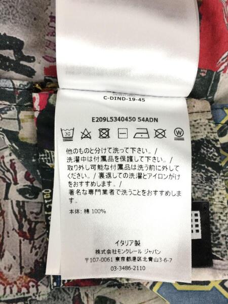 MONCLER(モンクレール) / 19SS/CAMISIA/半袖シャツ/M/コットン/マルチ 