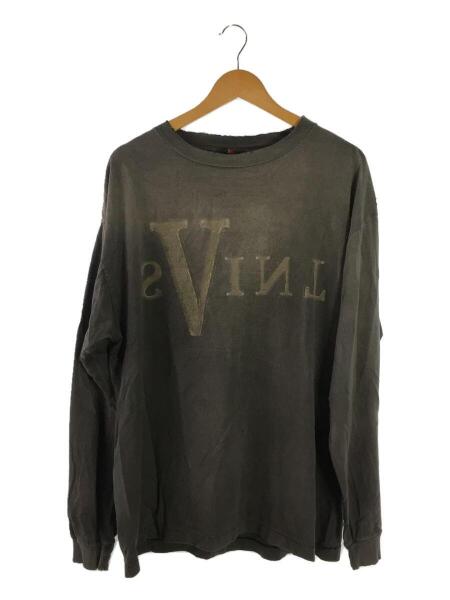 SAINT MICHAEL(セントマイケル) / 長袖Tシャツ/XL/コットン/GRY/SM-A22