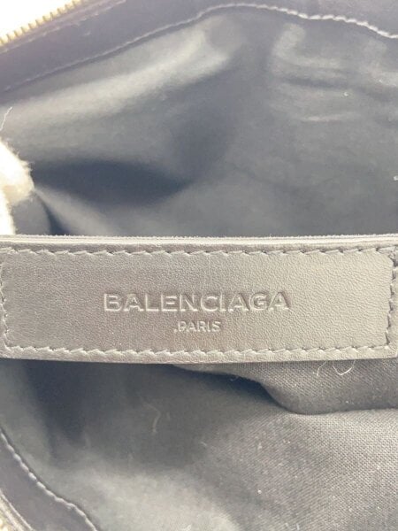 BALENCIAGA / セカンドバッグ/キャンバス/BLK/373834・1000・B・538735 BALENCIAGA(バレンシアガ) / セカンドバッグ/キャンバス/BLK/373834