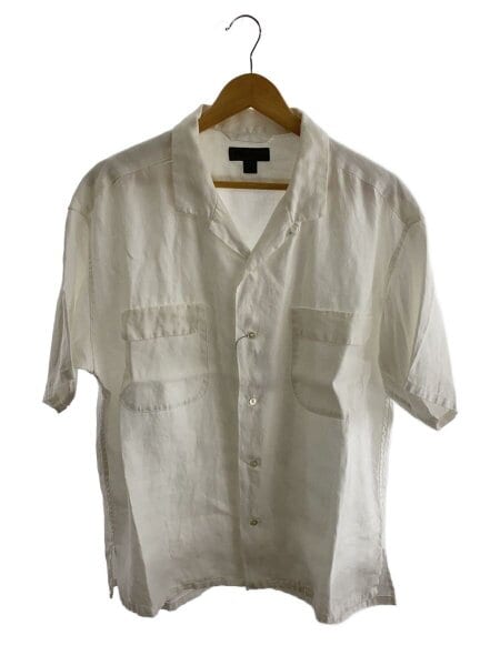Nigel Cabourn(ナイジェルケーボン) / 半袖シャツ/50/リネン/WHT/無地
