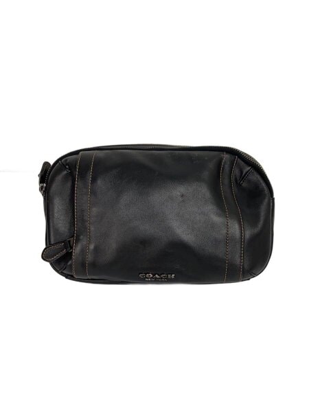COACH ブラック ウエストバッグ COACH(コーチ) / ウエストバッグ/レザー/ブラック/無地 | 中古品の販売
