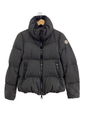 モンクレール　ダウンジャケット　ナイロン　サイズO MONCLER ブ MONCLER(モンクレール) ⁄ ダウンジャケット⁄O⁄ナイロン⁄グレー⁄132-091