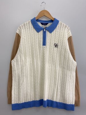 TTT_MSW(ティー) / 22SS/Flower Jacquard Knit Cardigan/L/花柄/TTT