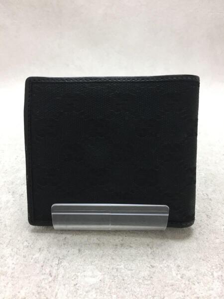 GUCCI(グッチ) / 2ツ折サイフ_グッチシマレザー/203602/レザー/BLK