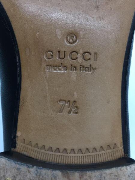 GUCCI(グッチ) / ローファー/UK7.5/ブラック/レザー/575113/インター