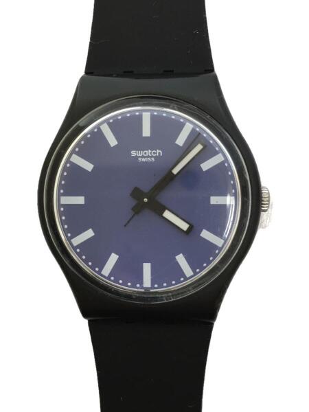 SWATCH(スウォッチ) / 腕時計/アナログ/ラバー/ネイビー/ブラック 