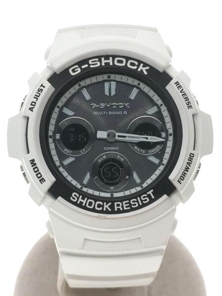 CASIO(カシオ) / ソーラー腕時計/デジアナ/BLK/WHT/AWG-M100SBW | 中古 