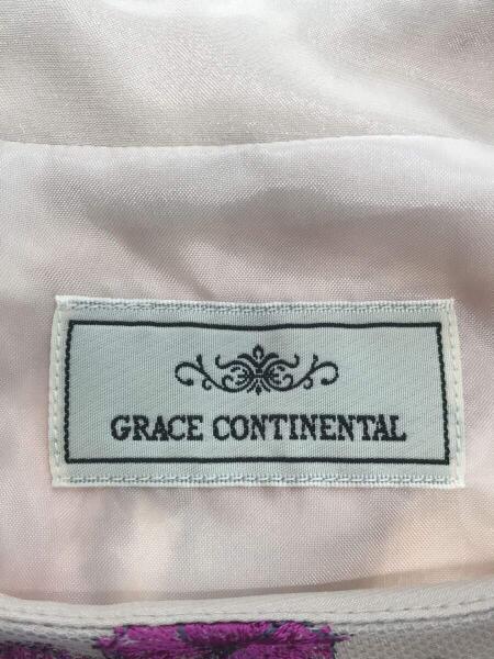 GRACE CONTINENTAL / 長袖ワンピース/36/ポリエステル/マルチカラー/総柄 GRACE CONTINENTAL(グレースコンチネンタル) / 長袖ワンピース/36