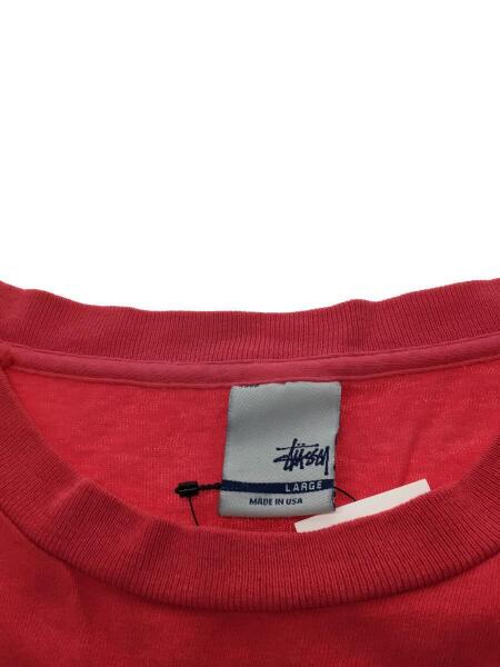 STUSSY(ステューシー) / STUSSY/Tシャツ/L/コットン/レッド/USA製/銀 
