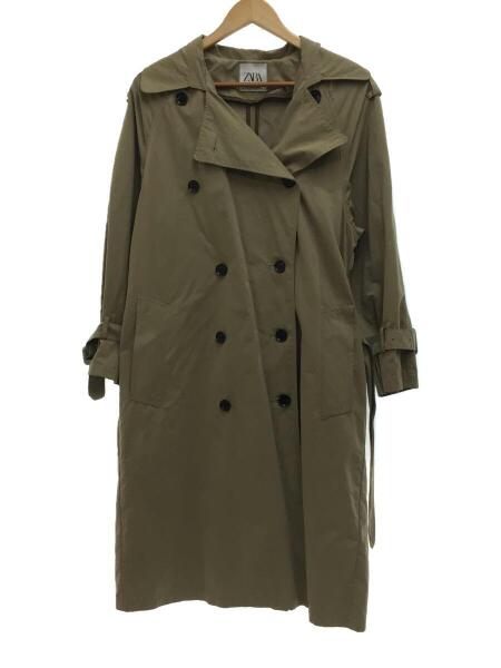 ZARA(ザラ) / ZARA/トレンチコート/XS/コットン/カーキ/無地 