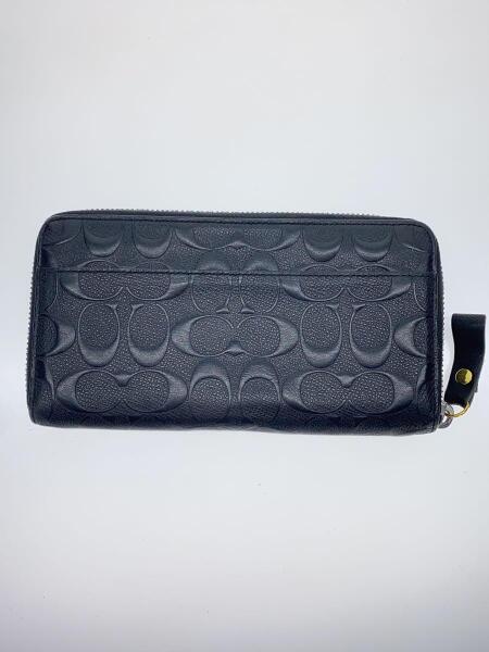 COACH(コーチ) / 長財布/ラウンドジップ/クロスグレインレザー 