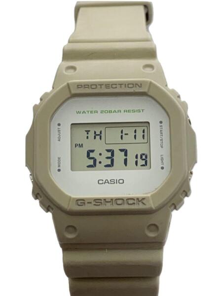 CASIO(カシオ) / G-SHOCK/デジタル/ラバー/ベージュ/SS/DW-5600M-8FJ 