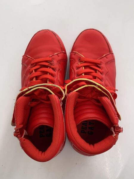 PEARLY GATES レッド ハイカットシューズ 23.0