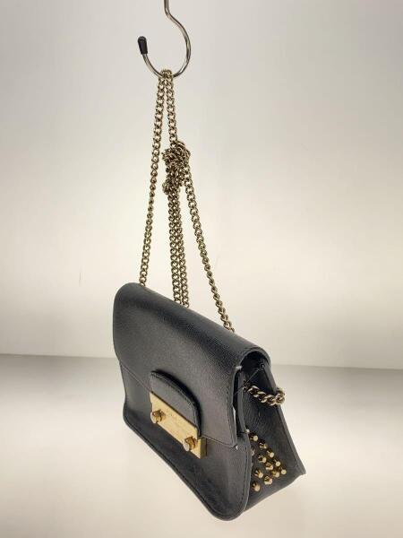 FURLA(フルラ) / ショルダーバッグ/レザー/ブラック/チェーン/スタッズ