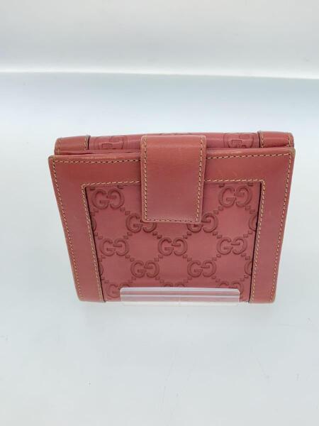 GUCCI(グッチ) / 2つ折り財布/レザー/ピンク/総柄/レディース/145747