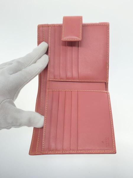 GUCCI(グッチ) / 2つ折り財布/レザー/ピンク/総柄/レディース/145747