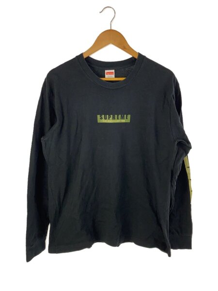 Supreme(シュプリーム) / 長袖Tシャツ/M/コットン/ブラック/無地 