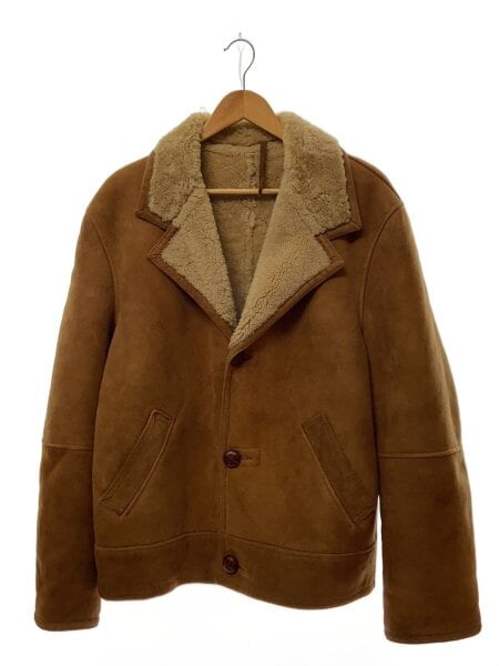 Schott(ショット) / 80s/USA製/ムートンランチコート/40/羊革/キャメル