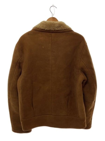 希少　Schott ショット　本羊革ムートン　定価198,000円 サイズL Schott(ショット) / 80s/USA製/ムートンランチコート/40/羊革/キャメル