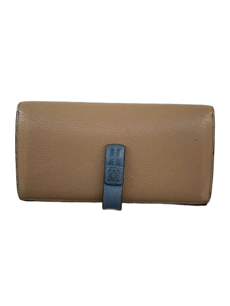 LOEWE(ロエベ) / 長財布/レザー/ベージュ/無地/レディース | 中古品の 