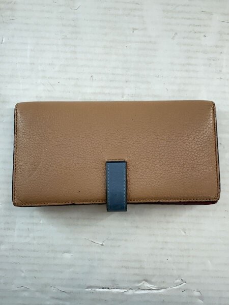 LOEWE(ロエベ) / 長財布/レザー/ベージュ/無地/レディース | 中古品の 