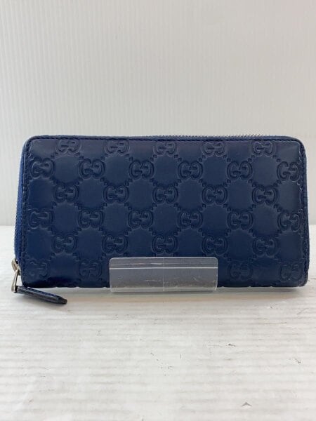 GUCCI(グッチ) / 長財布/レザー/ネイビー/総柄/メンズ | 中古品の販売 
