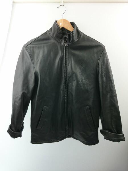 POLO Ralph Lauren　レザージャケット POLO RALPH LAUREN - Leather Zip Jacket (size-XL) ¥32000+tax