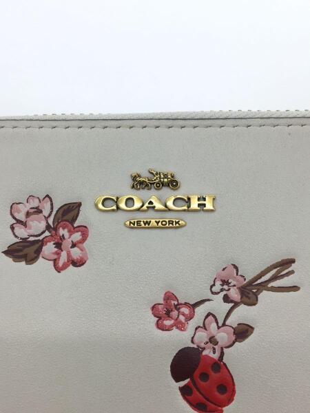 COACH(コーチ) / 長財布/--/WHT/レディース/てんとう虫/COACH | 中古品 