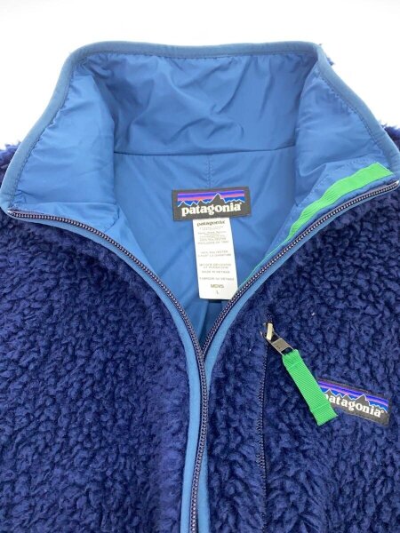 patagonia(パタゴニア) / フリースジャケット/L/ポリエステル/NVY/無地