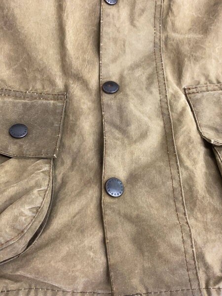 Barbour / 90s/デッキジャケット/--/ポリエステル/KHK/無地/オイルドジャケット Barbour(バブアー) / 90s/デッキジャケット/--/ポリエステル/KHK/無地