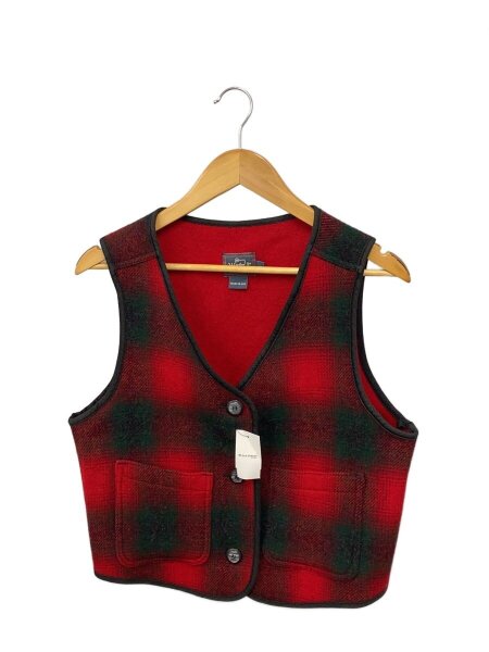 Woolrich(ウールリッチ) / 80-90s/フリースベスト/M/ウール/RED | 古着 