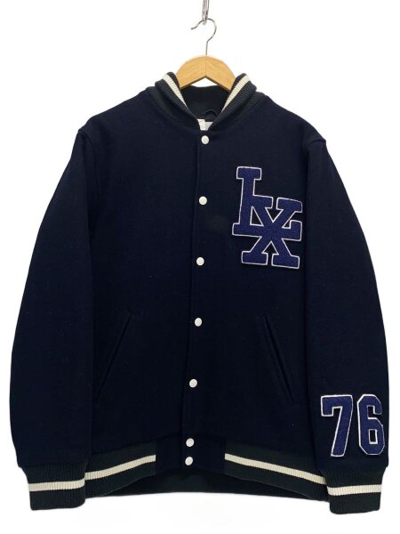 X-LARGE(エクストララージ) / スタジャン/L/ウール/NVY/無地/0194505 