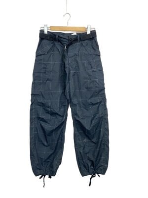Q*s様 【sacai】サカイ マルチカラー×ストライプ ハーフパンツ sacai(サカイ) / Chalk Stripe Pants/3/ポリエステル/GRY/ストライプ