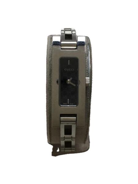 GUCCI(グッチ) / クォーツ腕時計/アナログ/ステンレス/BLK/SLV/3900L