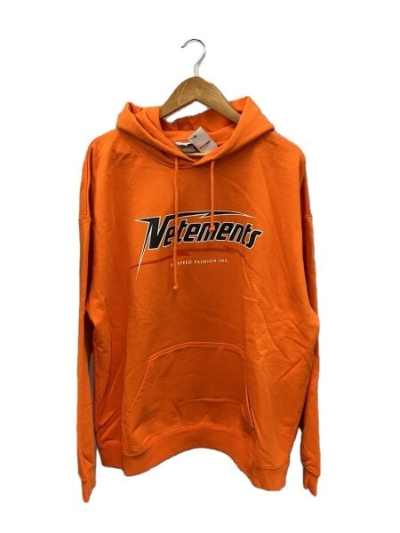VETEMENTS(ヴェトモン) / HI-SPEED HOODIE/パーカー/S/コットン/ORN 