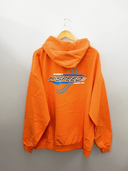 VETEMENTS(ヴェトモン) / HI-SPEED HOODIE/パーカー/S/コットン/ORN 