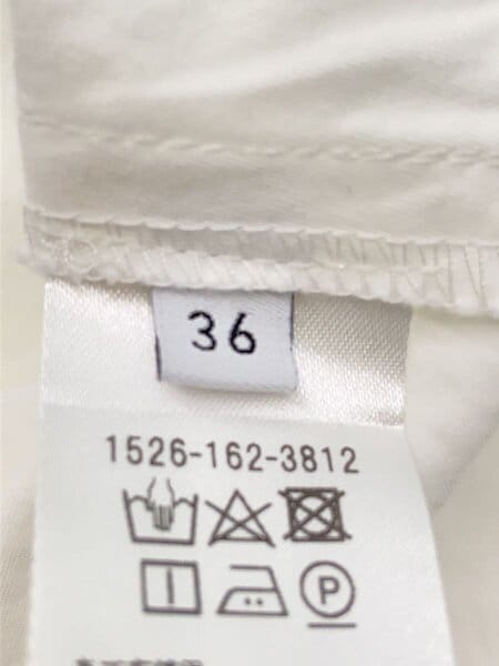 UNITED ARROWS / 半袖ワンピース/36/コットン/WHT/1526-162-3812 UNITED ARROWS(ユナイテッドアローズ) / 半袖ワンピース/36/コットン