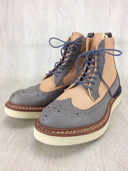 visvim(ヴィズヴィム) / ブーツ/US9/BEG/PATRICIAN WT HI-FOLK 