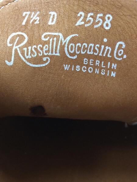 Russell Moccasin(ラッセルモカシン) / デッキシューズ/US7.5/WHT