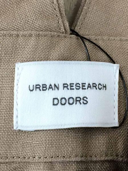 +未使用品+ 2018SS URBAN RESEARCH ROSSO フェイクスェード オープンカラーシャツ M 美品 アーバンリサーチドアーズ コットンボイルギャザーマキシ